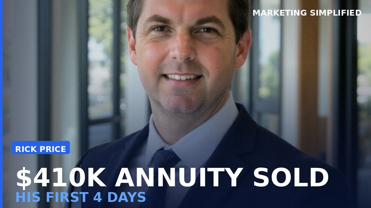 Rick Price — $410K Annuity Sold His First 4 Days