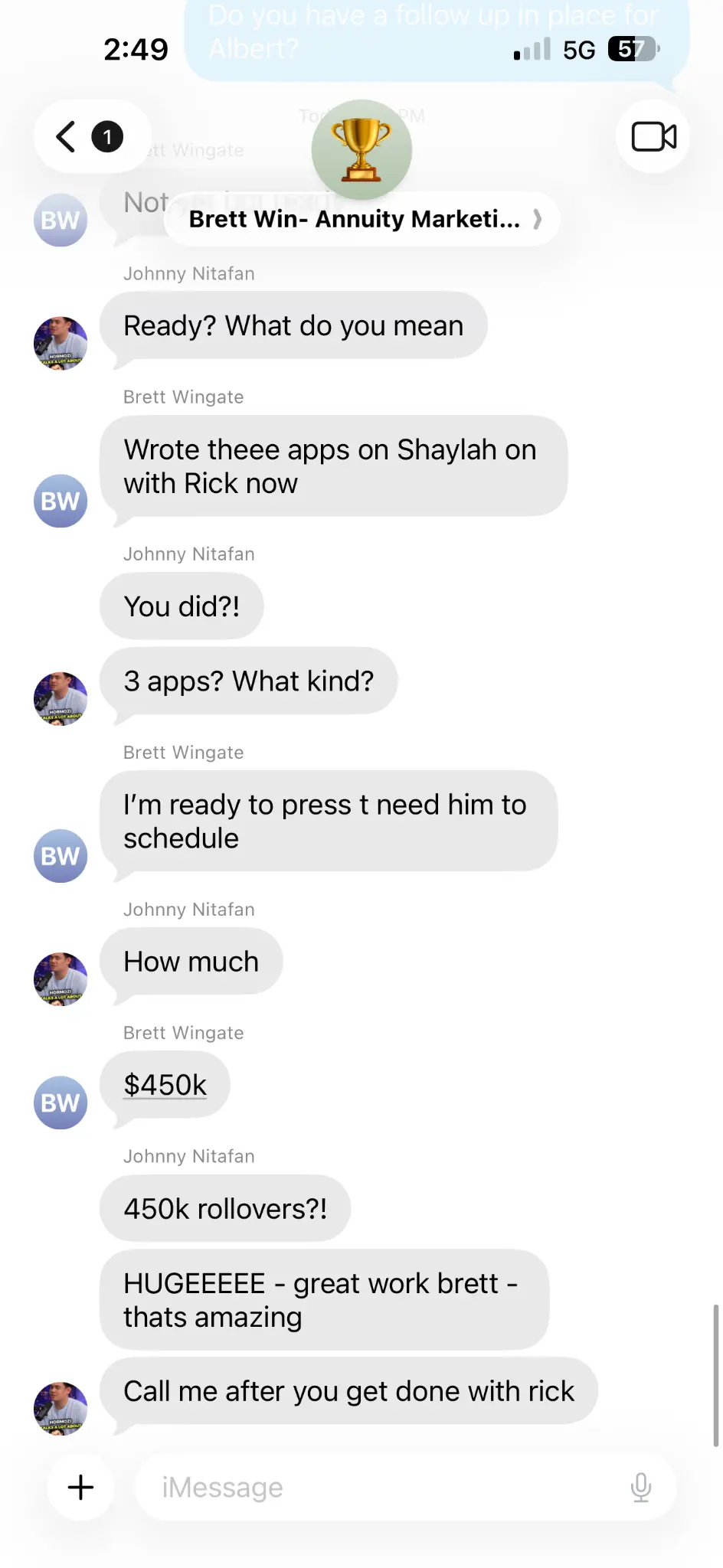 Client win