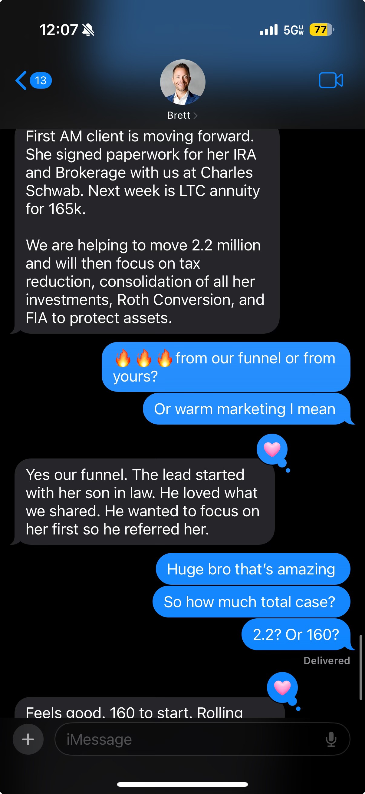 Client win
